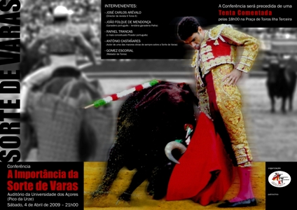 Conferencia sobre la Suerte de Varas en Las Azores